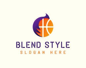 Basketball Hair Style logo design