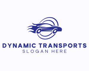 Fast Car Transport  logo design