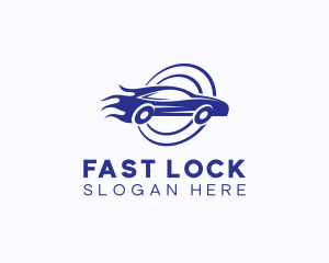 Fast Car Transport  logo design