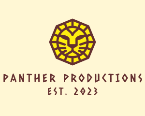 Ancient Mayan Lion logo design