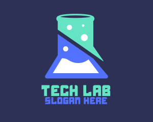 Nuclear Power Lab logo design