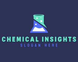 Lab Science Chemistry Flask logo