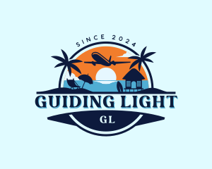 Island Beach Getaway logo design