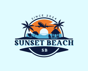 Island Beach Getaway logo design