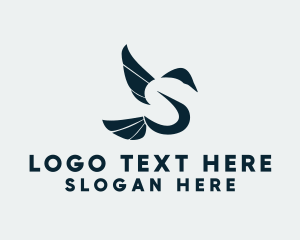 Bird Letter S logo