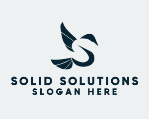 Bird Letter S logo design