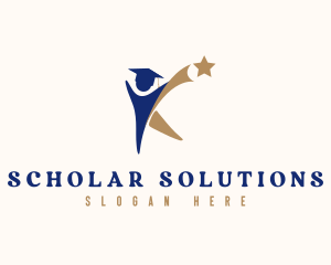 Student Scholar Graduation logo design