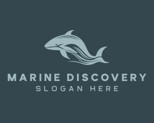 Ocean Whale Marine logo design