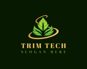 Garden Leaves Planting logo design