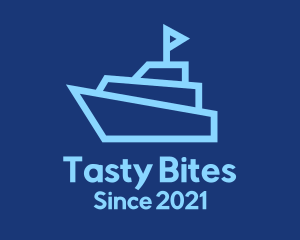 Blue Cruise Ship logo