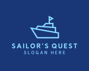 Boat Cruise Ship logo design