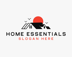 Roofing Residential Home Repair  logo design