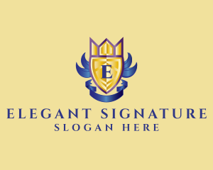 Regal Shield Crest logo design