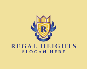 Regal Shield Crest logo design