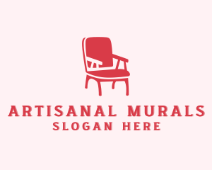 Armchair Sofa Furniture logo design