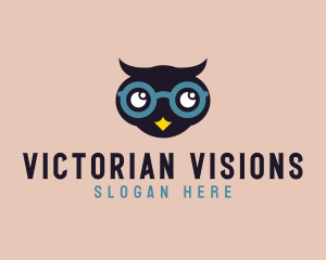 Child Optical Owl logo design