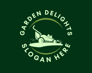 Yard Lawn Mower logo design