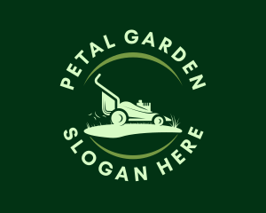 Yard Lawn Mower logo design