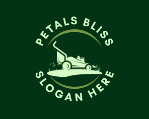 Yard Lawn Mower logo design