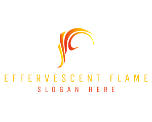 Flame Company Business logo design