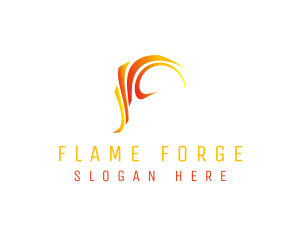 Flame Company Business logo design