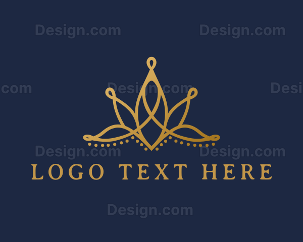 Elegant Flower Crown Logo