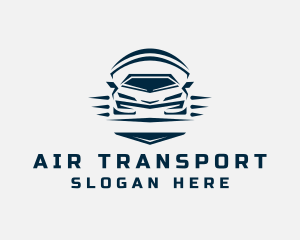 Blue Transportation Car  logo design