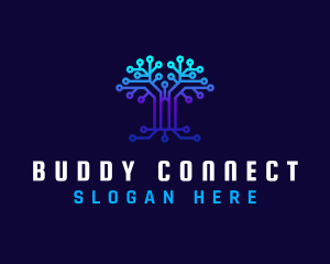 Technology Tree Connection logo design