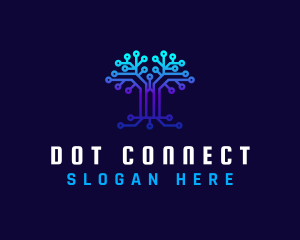 Technology Tree Connection logo design