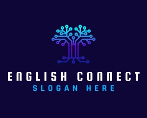 Technology Tree Connection logo design