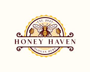 Bee Hive Honey logo design