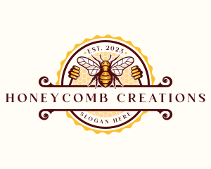 Bee Hive Honey logo design