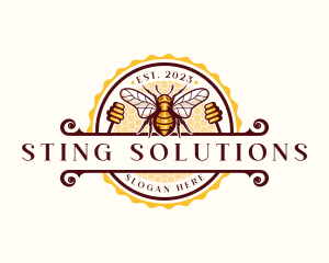 Bee Hive Honey logo design