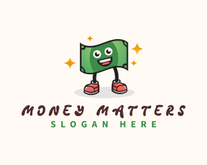 Money Dollar Bill logo design