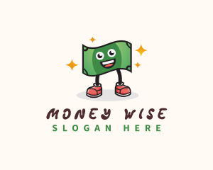 Money Dollar Bill logo design