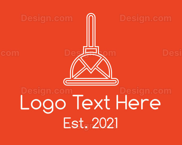 Mail Letter Plunger Logo