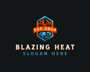 Cold Heating Temperature logo design