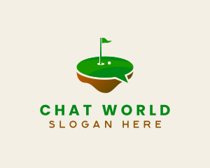 Golf Chat Forum logo design