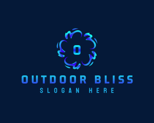 Water Splash Waves logo design