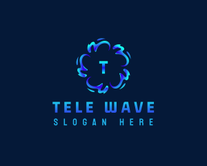 Water Splash Waves logo design