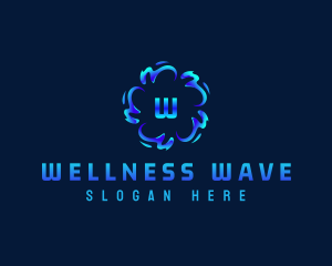 Water Splash Waves logo design