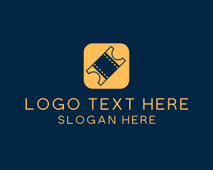 Movie Ticket App logo design