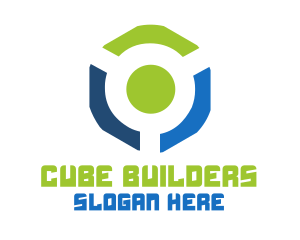 Generic Tech Cube logo design