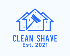 House Cleaning Cleaner logo design