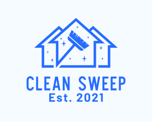 House Cleaning Cleaner logo design