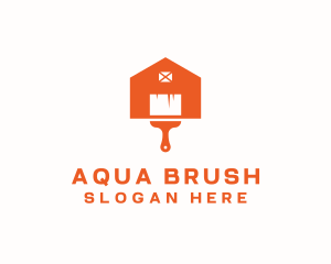 Paint Brush Barn logo design