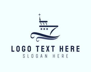 Ship Boat Seaport Logo