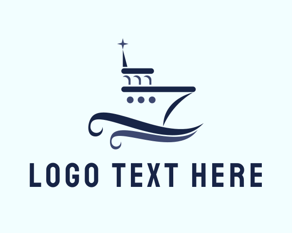 Sail Ship logo example 2