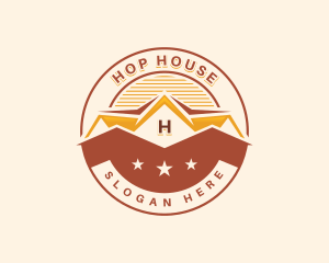 House Residence Shelter logo design