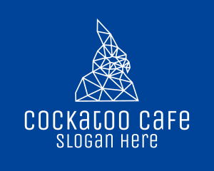Cockatoo Bird Outline logo